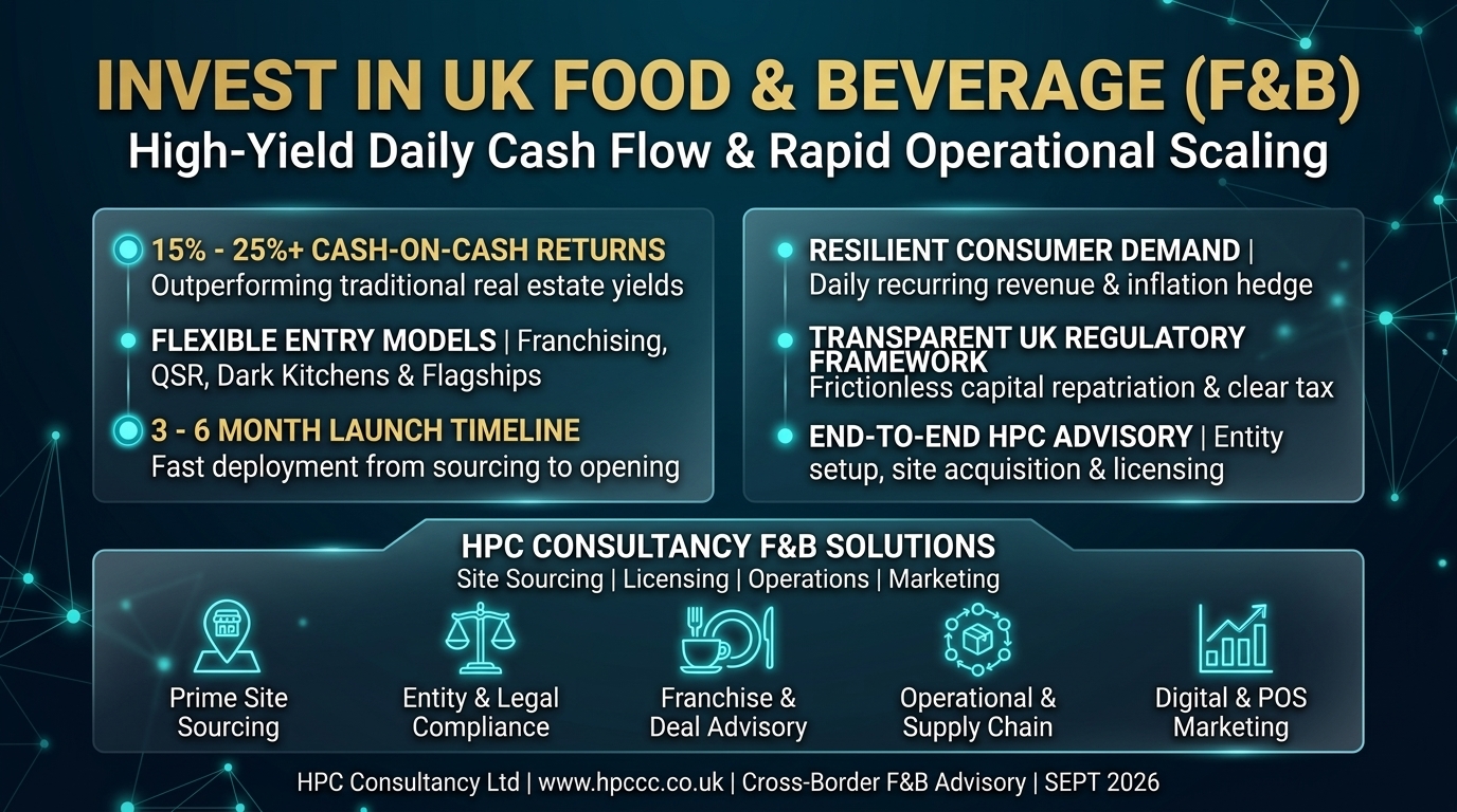 Why Ireland Investors Must Consider the UK Food and Beverage Sector as Their Primary Entry Point