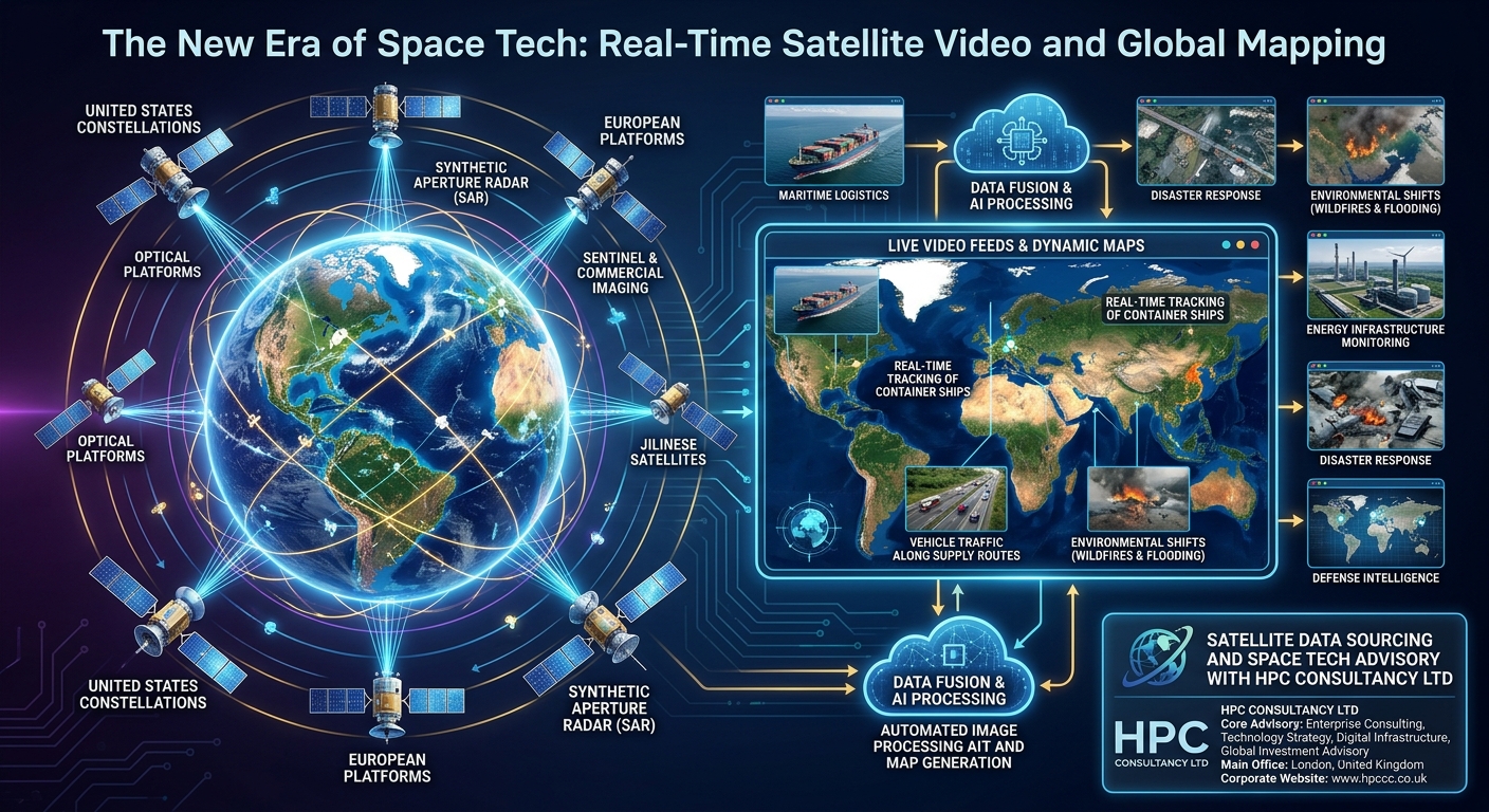 Real-Time Satellite Video and Global Mapping Ireland