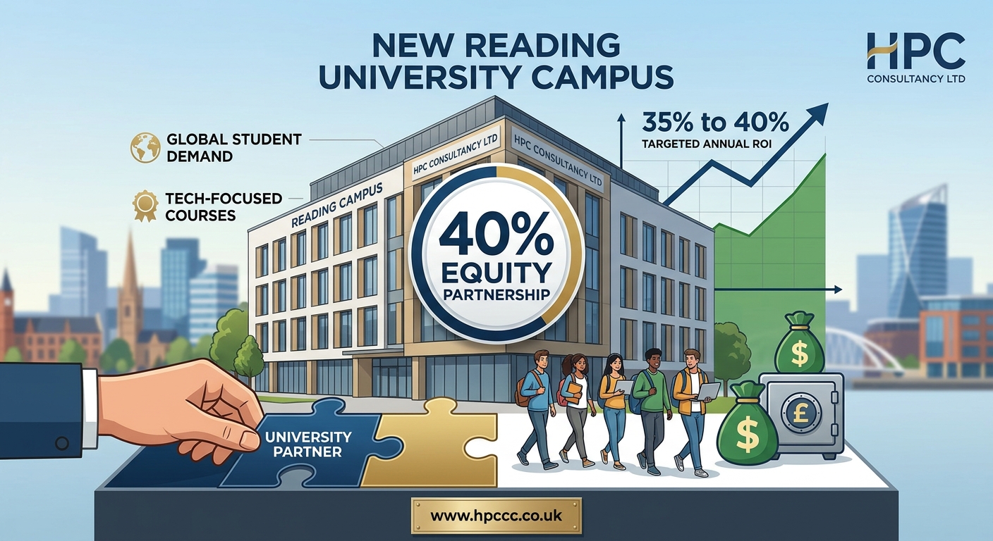 40% Equity Partnership in New Reading University Campus, seeking Ireland Investor